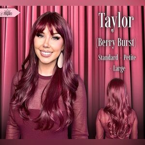 CSC Taylor Berry Burst Wig - Vibrant Red